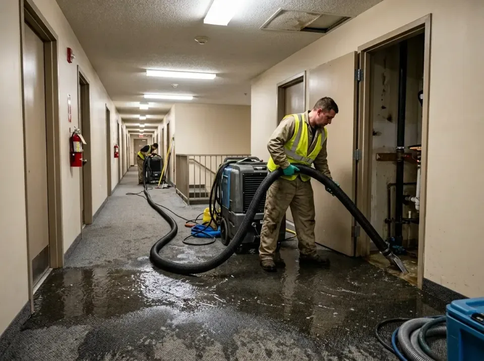 multi-unit-apartment-hallway-f-005 — frequently asked questions, Emergency Burst Pipe Water Extraction & Removal in Gardere,…